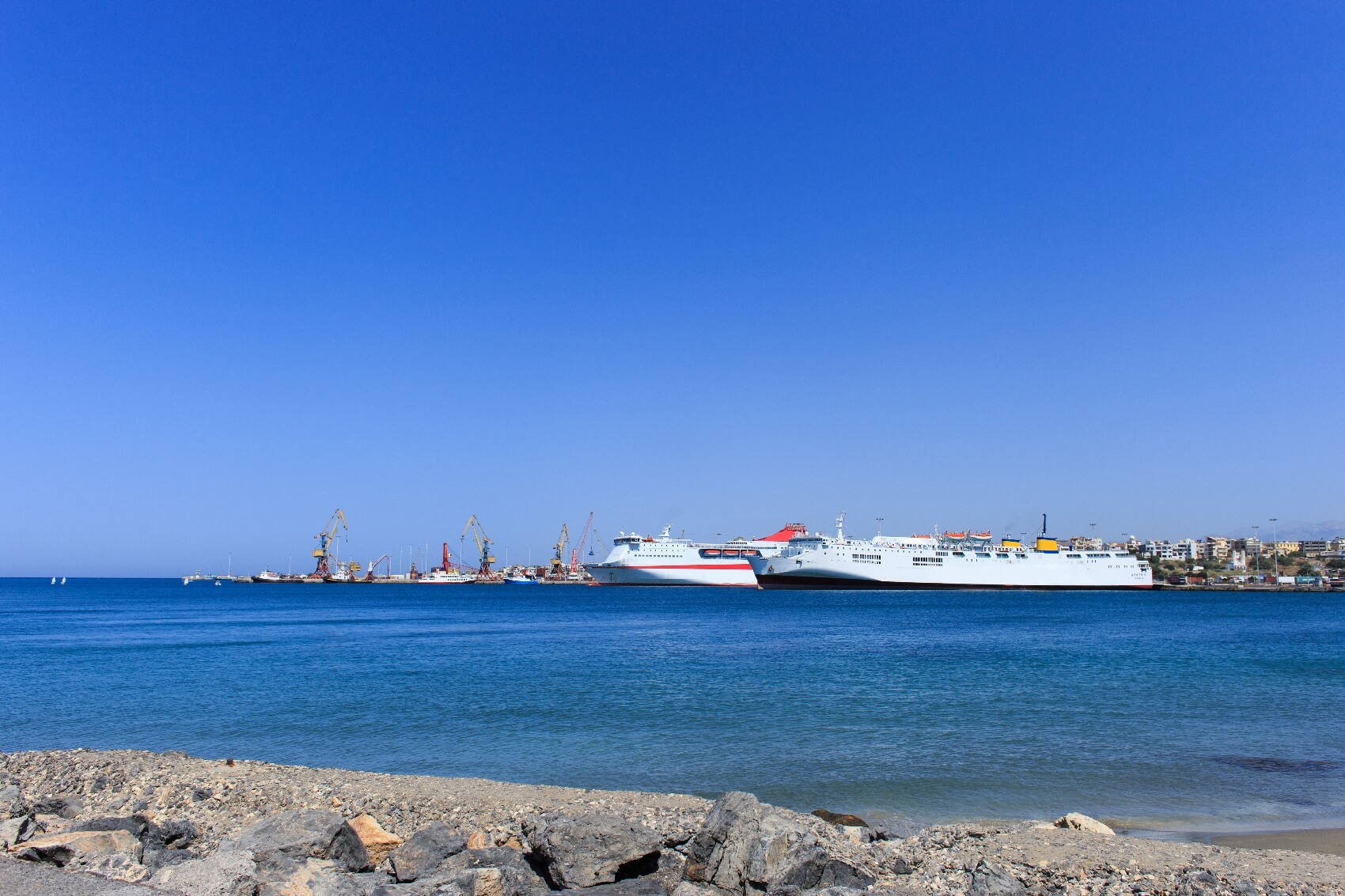 Heraklion Port In Crete